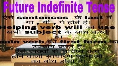 Future Indefinite Tense